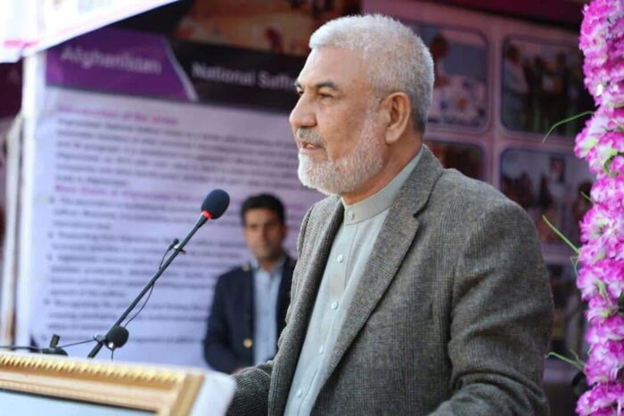«نصیراحمد درانی» - وزیر کشاورزی - تولید زعفران در افغانستان